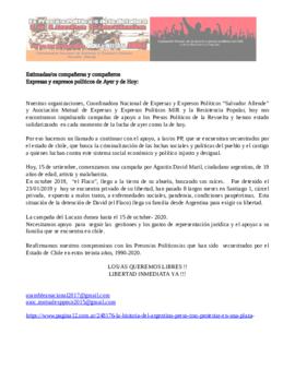 Carta de apoyo Agustín David Maril