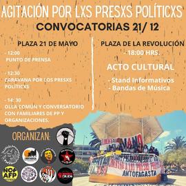 Agitación por los presos políticos