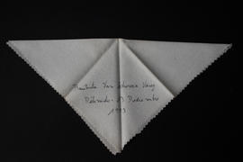 Pañuelo conmemorativo de Bautista van Schouwen Vasey