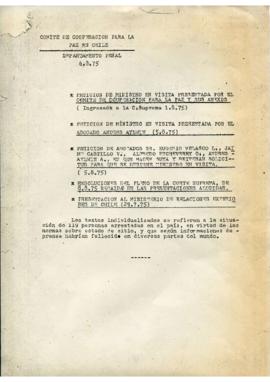 Solicitud de designación de Ministro en visita