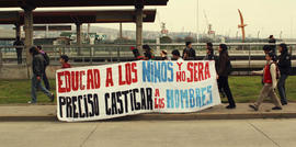 Lienzo "EDUCAD A LOS NIÑOS Y NO SERÁ PRECISO CASTIGAR A LOS HOMBRES"