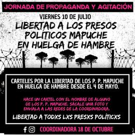 Jornada de propaganda y agitación viernes 10 de julio