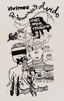 Afiche "Vivimos de memoria y olvido ¡40 años de lucha y resistencia!"