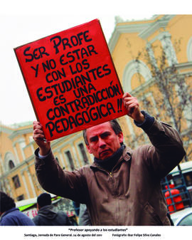 "Ser profe y no estar con los estudiantes es una contradicción pedagógica"