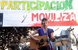 Camila Moreno en acto conmemorativo por el Día de los DDHH en Londres 38