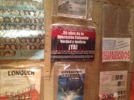 Afiches informativos del Caso de los 119