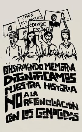 Afiche "CONSTRUYENDO MEMORIA"